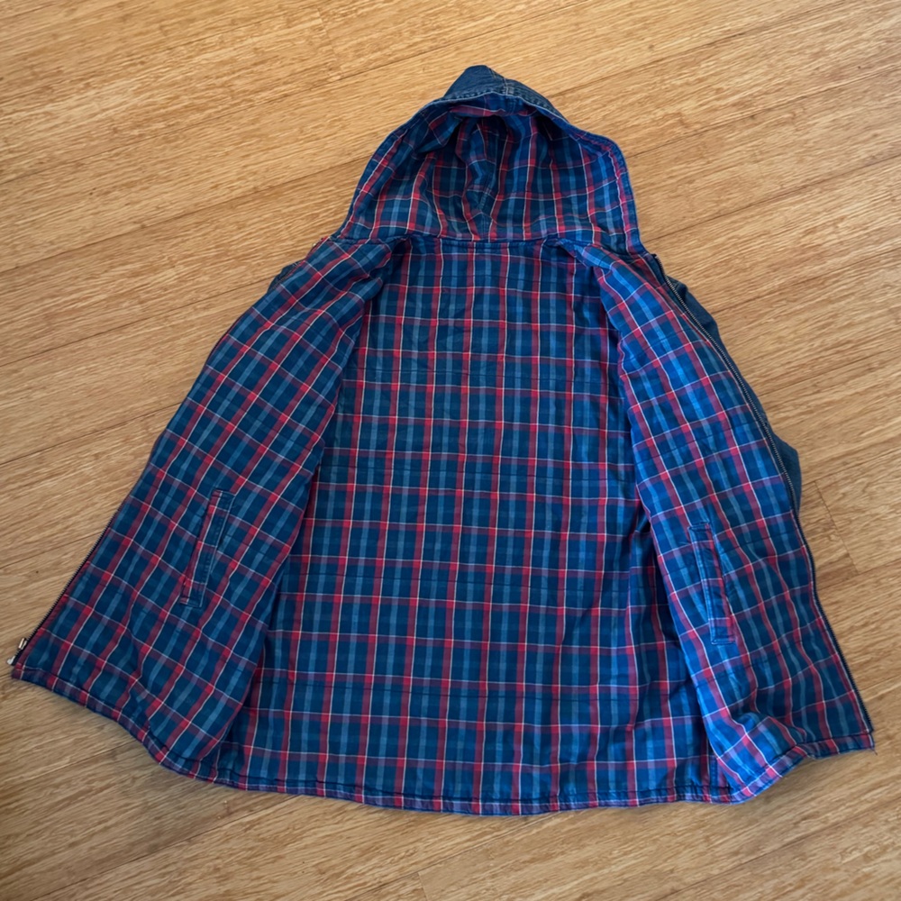Lizwear reversible denim hooded jacket - Picture 3 of 7